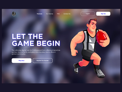 Character for the football team australia character football graphic design illustration man muscles player socer sport sportsmen team website