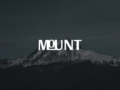 Mount logotype brand branding graphic design icon illustration logo typography vector