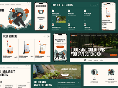 Case Study: PetraTools Website Design business website company website design diy ecommerce graphic design illustration interface marketing website tools ui ui illustration user experience user interface ux ux design web design web illustration web marketing website