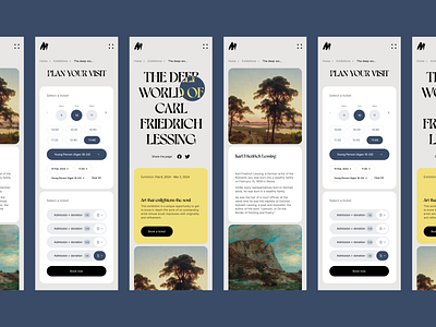 Mobile Version for the Art Museum Website art batowebagency concept design museum responsive ui uiux ux web web design webdesign website